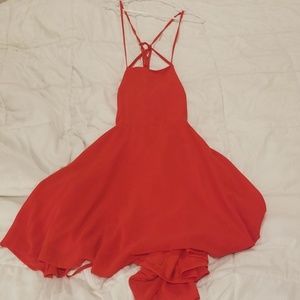Red dress
